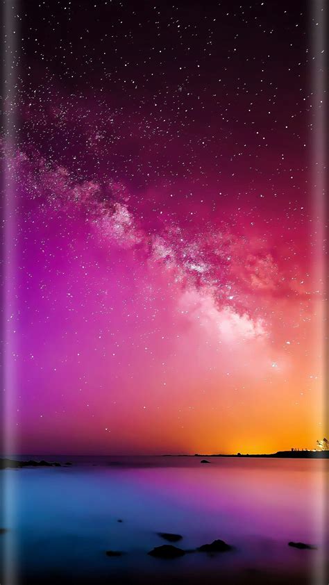 Colorful Night Sky Wallpaper