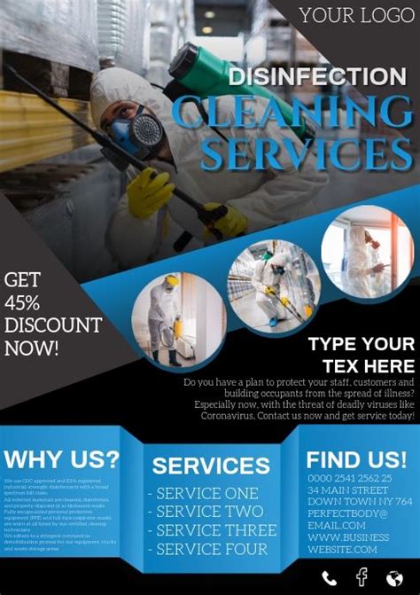 Menyedia kan berbagai sandang kebutuhan anda��. DISINFECTION in 2020 | Cleaning service flyer, Cleaning ...