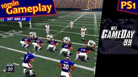 Nfl Gameday 99 Ps1 60fps Youtube