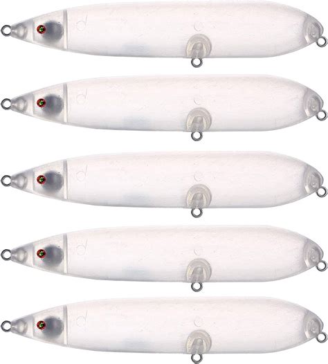 FREE FISHER 20 Pcs Unpainted Lures Blank Fishing Lures Crankbait Minnow