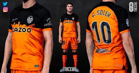 Pes 2021 Valencia Away Concept Kit By Trick8s