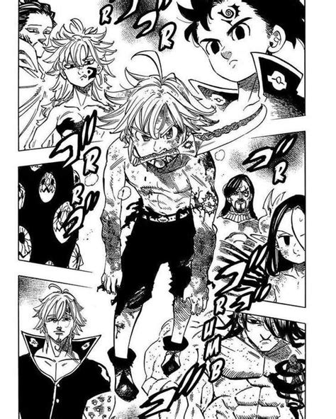 Seven Deadly Sins Manga Panel Meliodas Vs Nanatsu Nanatsu No Taizai