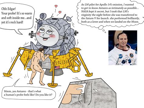 Rule 34 2015 Antares Apollo 14 Astronaut Blush Edgar Mitchell Happy Human Humor Inanimate