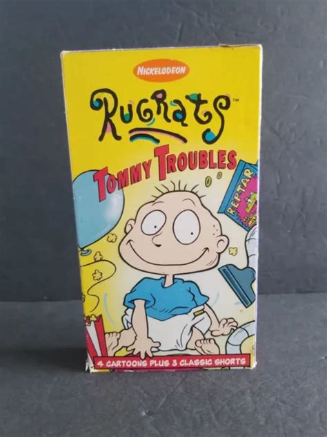 Rugrats Cartoon Tommy Troubles Vhs Vintage Nickelodeon 19548 The Best
