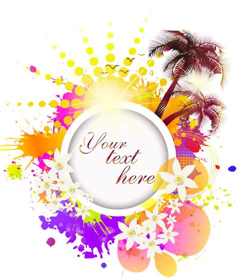 Summer elements png download - 824*965 - Free Transparent Graphic ...