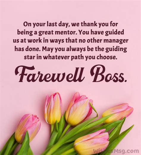 Farewell Messages To Boss Goodbye Wishes Wishesmsg Farewell