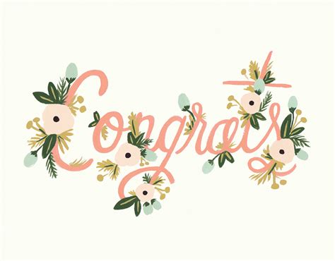 Floral Congrats Postable Congrats Card Floral Cards Wedding