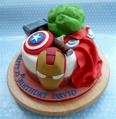 A modern design chocolate cake covered by chocolate mousse and coco spray. Marvel, Avengers Cake | Cake superheroes | Pinterest ...