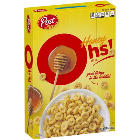Post Honey Ohs® Cereal Filled Ohs Breakfast Cereal 14 Ounce 1