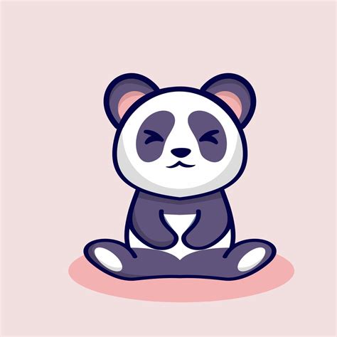 Cute Panda With Cute Smile 2939336 Vector Art At Vecteezy