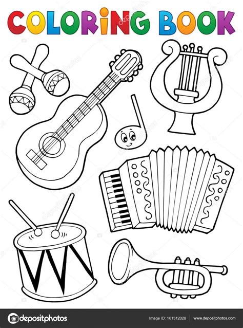 Imagenes De Instrumentos Musicales Para Colorear Images And Photos Finder