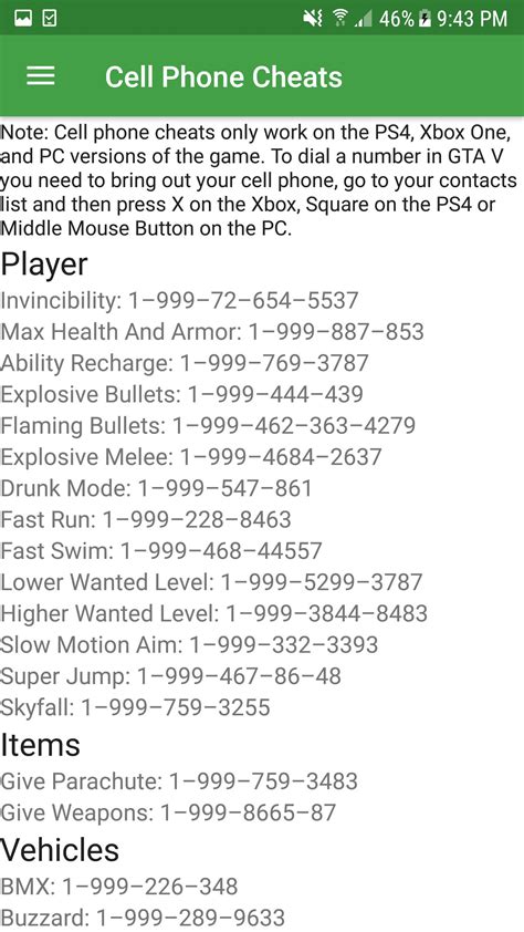 Cheat Codes For Gta 5 Ps4 Money Phone Numbers Cheat Dumper