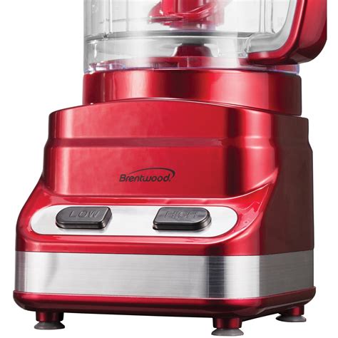 Brentwood Fp 548 3 Cup Mini Food Processor Red