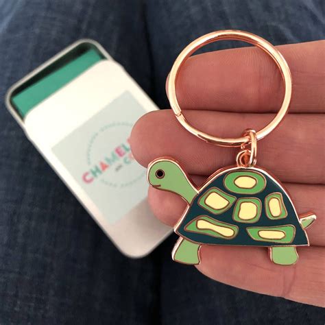 Cute Gifts Unique Gifts Cute Tortoise Turtle Keychain Turtley
