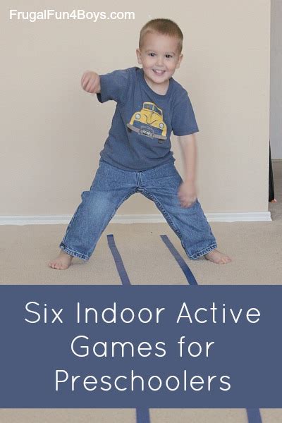 Six Indoor Active Games For Preschoolers Frugal Fun For Boys And Girls