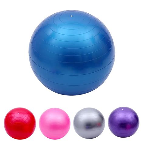 2016 New Arrival Yoga Ball 75cm Exercise Fitness Aerobic Ball For Gym Yoga Pilates 5color Yoga