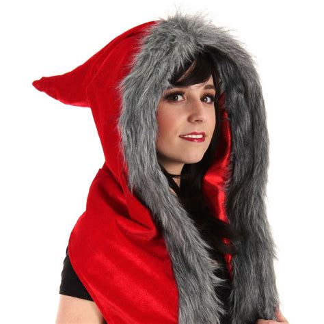 Elope Red Riding Velvet Hood All