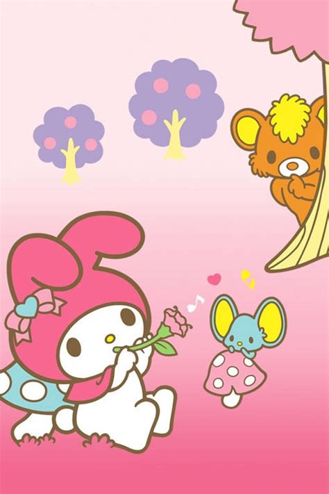 My melody was born in the forest of mariland. 45+ Sanrio My Melody Wallpaper on WallpaperSafari
