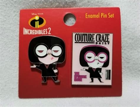 Edna Mode Incredibles 2 Boxlunch Pin Set Disney Pins Blog