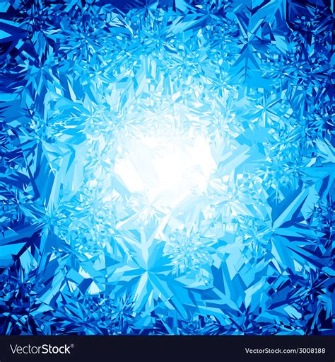 Ice Background Royalty Free Vector Image Vectorstock