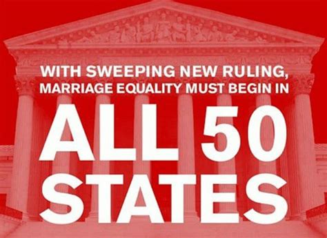 Opari Same Sex Marriage Declared Legal In All 50 States Of America