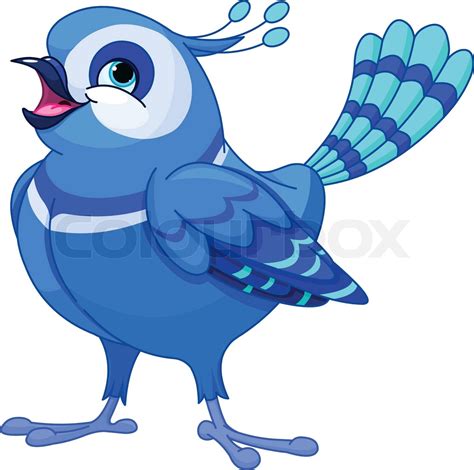 Bluebird Stock Vector Colourbox