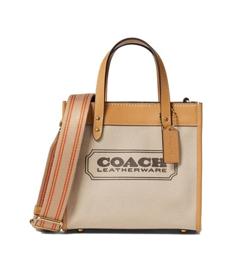 Coach Canvas Field Tote 22 In Natural Lyst