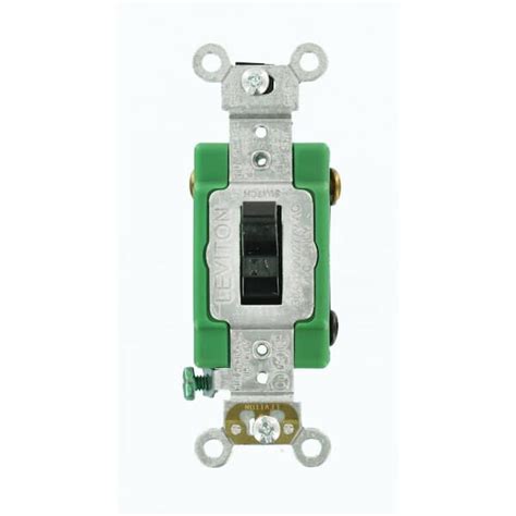 Leviton 30 Amp Industrial Grade Heavy Duty Double Pole Toggle Switch