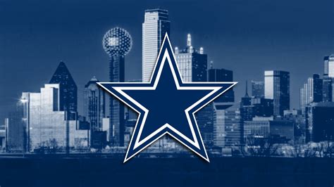 Dallas Cowboys Logo In Building Background Hd Sports Wallpapers Hd
