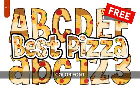 Best Pizza Font By Imagination Switch · Creative Fabrica