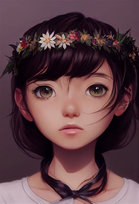 Anime Girl With Flower Crown Best Flower Site