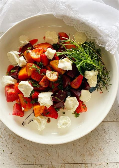 Beetroot Salad With Goats Cheese And Toasted Seeds