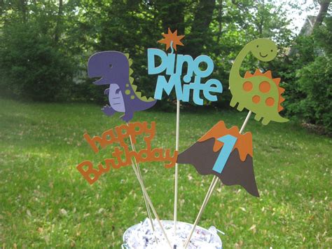 Dinosaur Table Centerpiece Dinosaur Birthday Decorations Boy