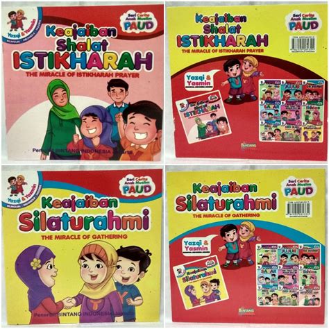 Buku Cerita Bergambar Anak Seri Anak Muslim Paud Bilingual Full Colour