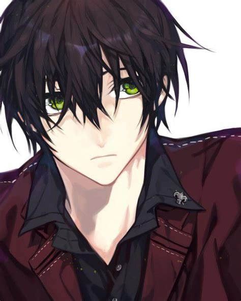 Anime Guys With Black Hair And Green Eyes Anime Wallpaper Hd