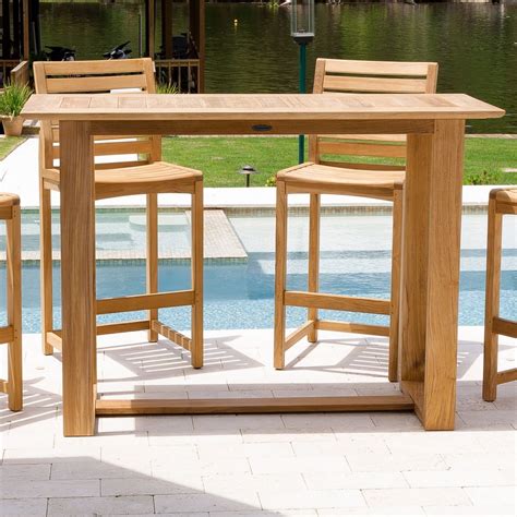 Horizon Bar Table Westminster Teak Outdoor Furniture