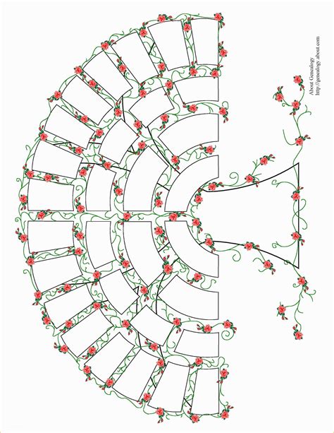 Free Tree Map Templates Of Printable Pins On Pinterest