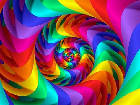 Top Rainbow Spiral Fractal Art Wallpapers Fractal Spiral Fractal Art