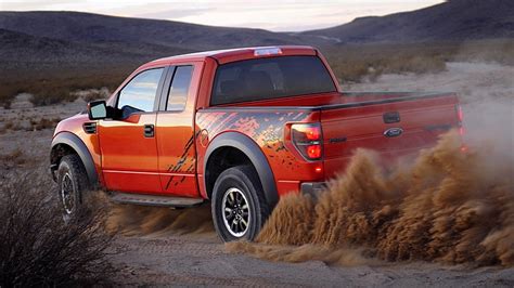 Hd Wallpaper Sand Orange Desert Ford Trucks Vehicles Ford Racing Ford
