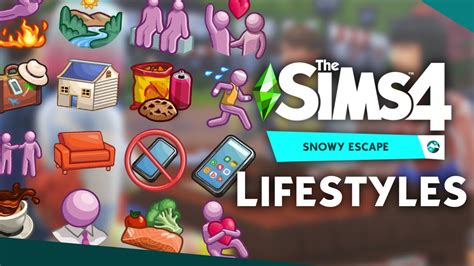 The Sims 4 Snowy Escape All About Lifestyles Youtube