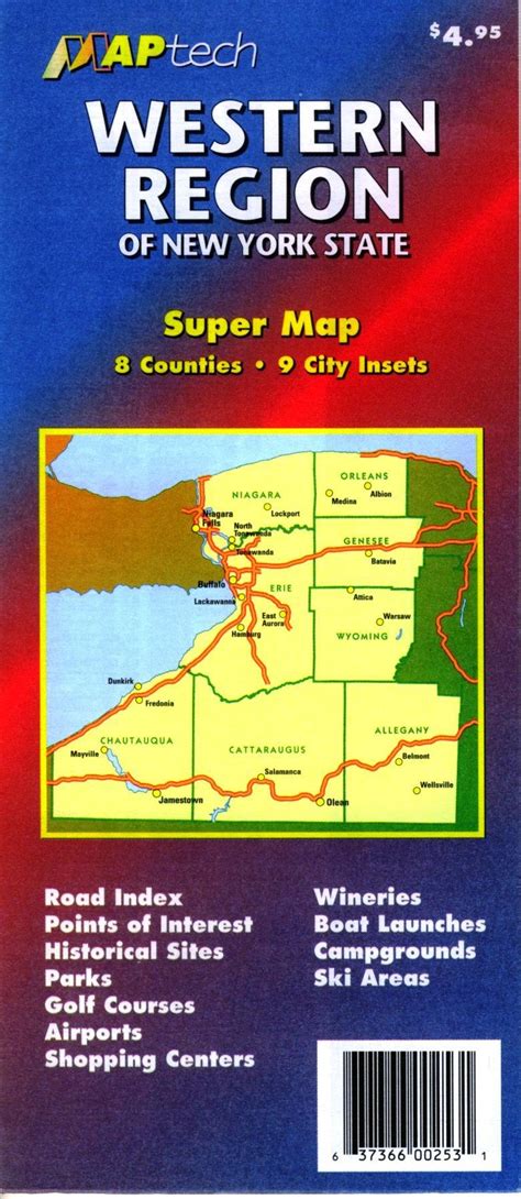 Map Of Western New York State Maping Resources