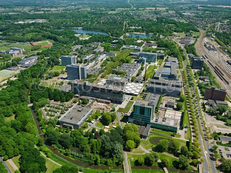 Aerial View Eindhoven University Of Technology The Tu Eindhoven Is