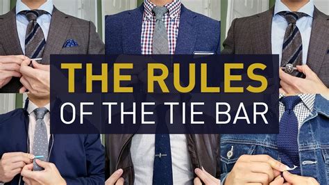 How To Wear A Tie Bar And Tie Clip Styling Ideas And Rules To Know Youtube