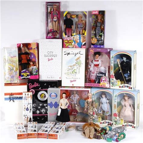 Lot Mattel Barbie Collector Dolls Many In Boxes Christian Dior
