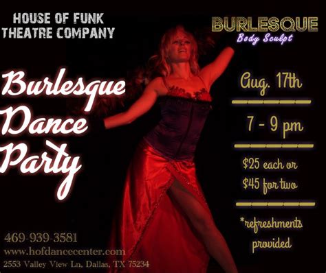 Dallas Bbs Burlesque Dance Party Burlesque Body Sculpt