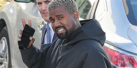 Kanye West Is In Good Spirits While Heading To The Studio In La Kanye