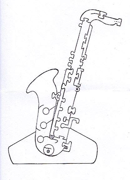 Saxophone Jigsaw Puzzle Solution Craftypuzzles
