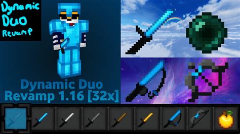 Dynamic Duo Revamp 116 32x Mcpe Pvp Texture Pack Fps