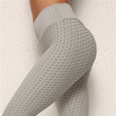 honeycomb yoga leggings high waist active wear sexy exercise pants