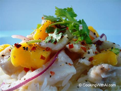 Cooking With Ai Tilapia Ceviche With Mango